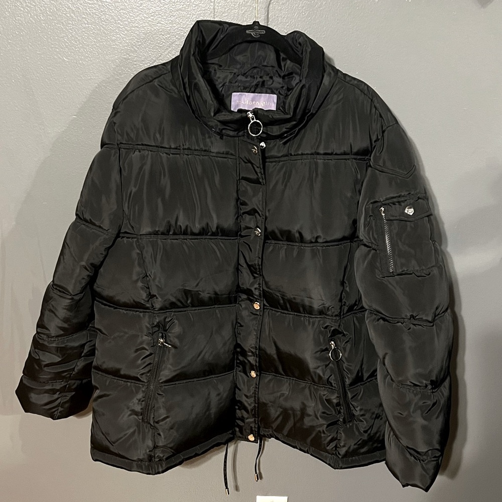 Madden Girl Black Puffer Jacket